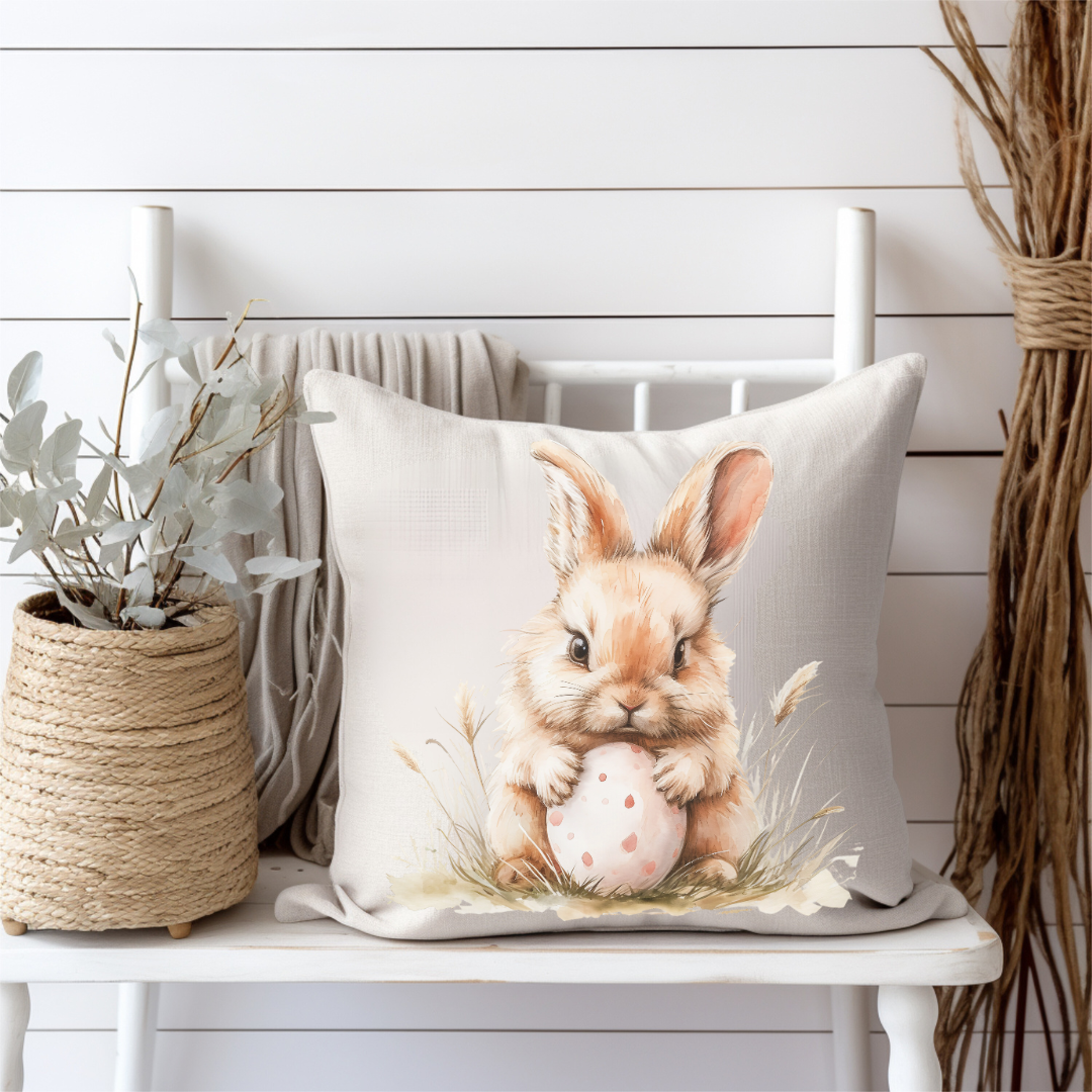 Eggstra Sweet Bunny Pillow