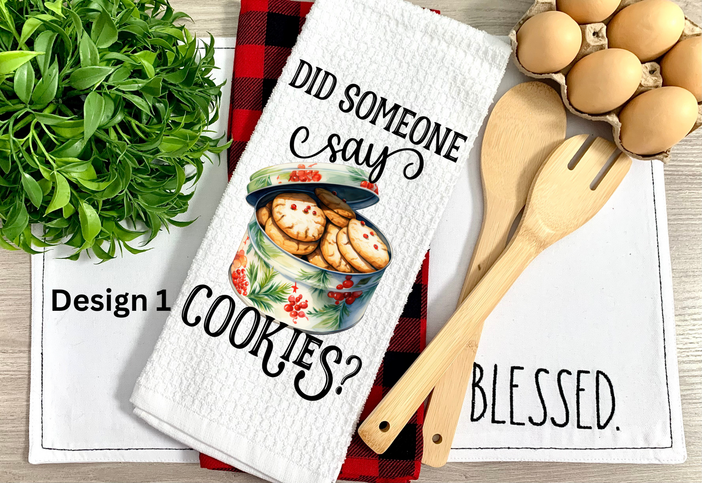 Christmas Cookie Kitchen Towels