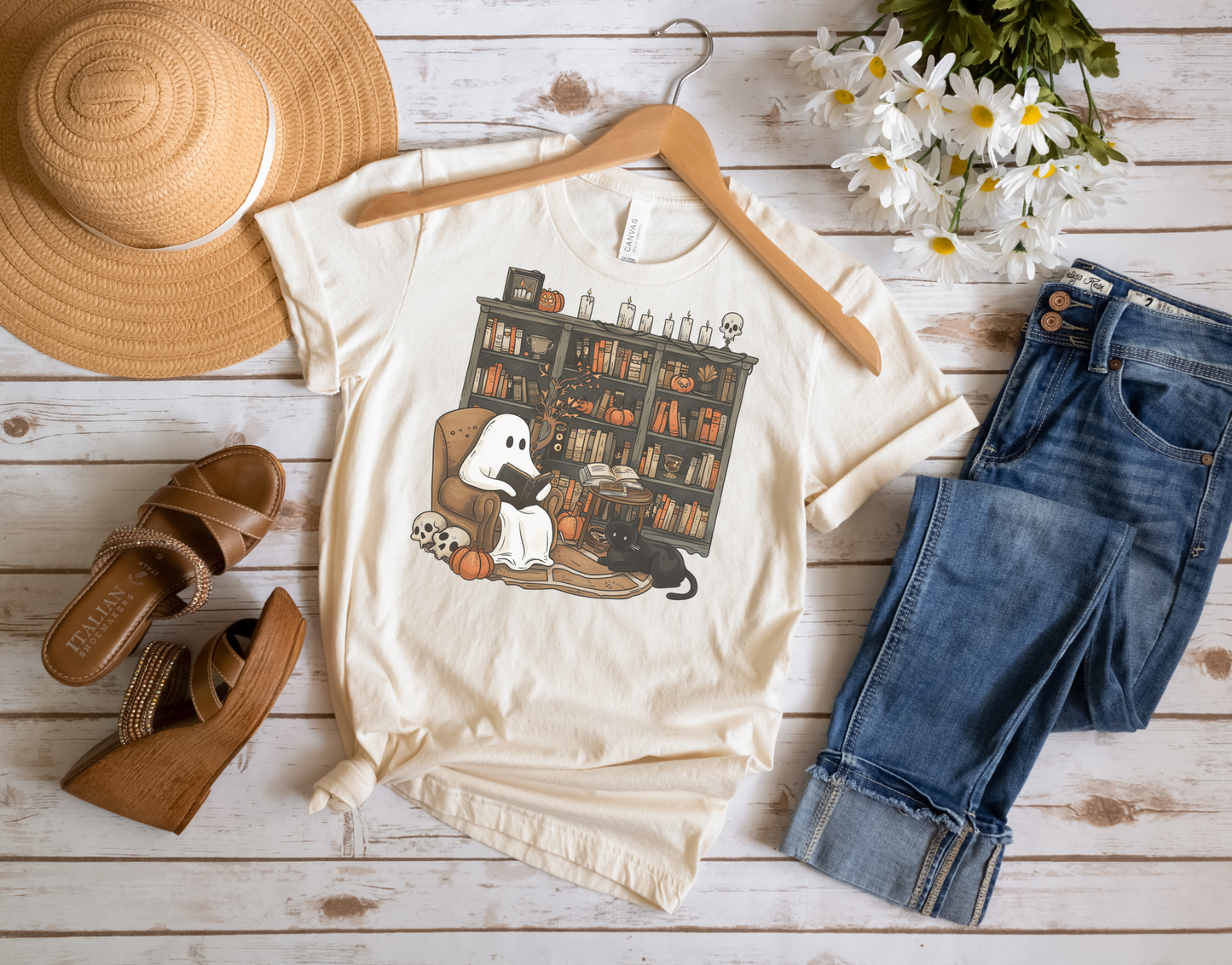 Ghostly Bookish T-Shirt