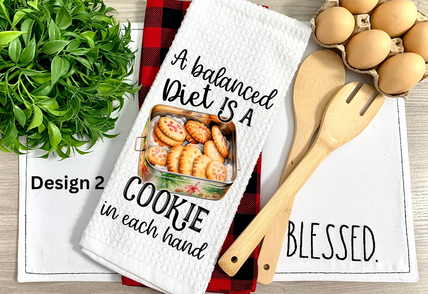 Christmas Cookie Kitchen Towels