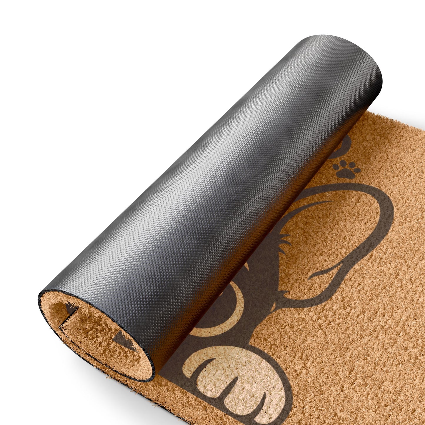 Hello French Bulldog Doormat — Cute Peeking Pup Welcome Mat