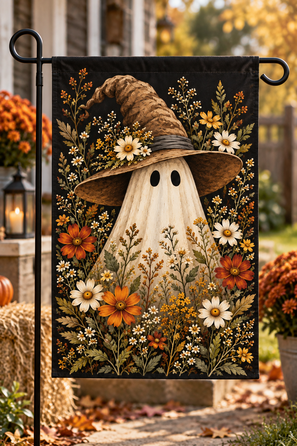 Boo-tanical Garden Flag