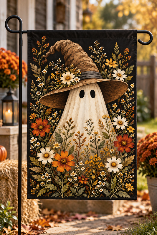 Boo-tanical Garden Flag