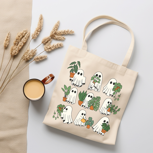 Plant Lover Ghosts Tote Bag