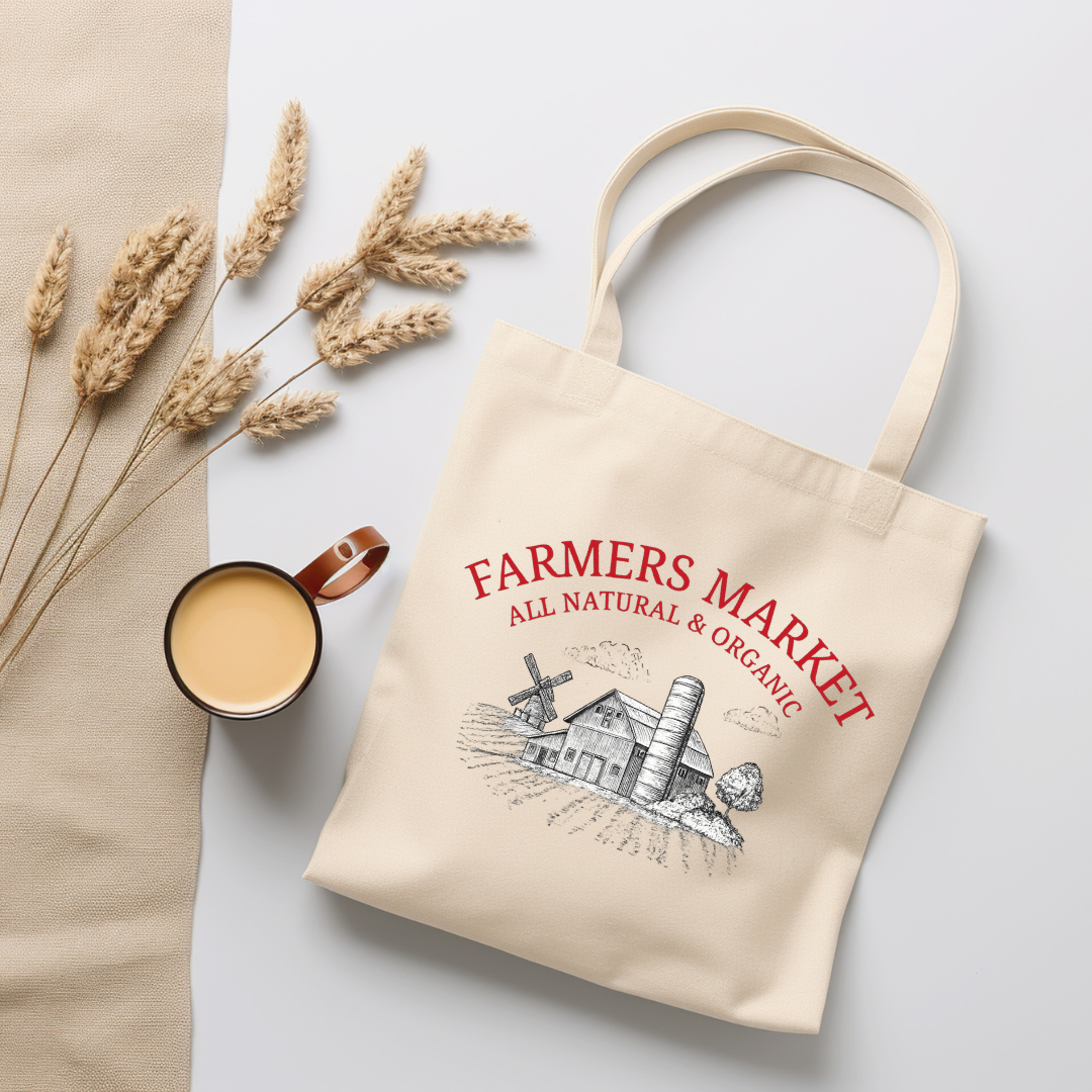 Farmers Market – All Natural & Organic Tote Bag