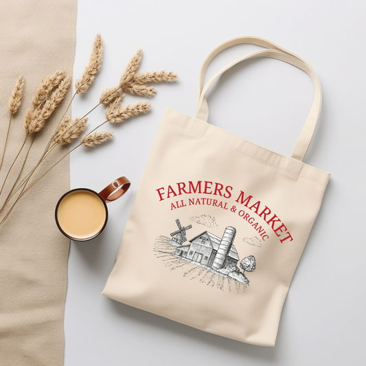 Farmers Market – All Natural & Organic Tote Bag