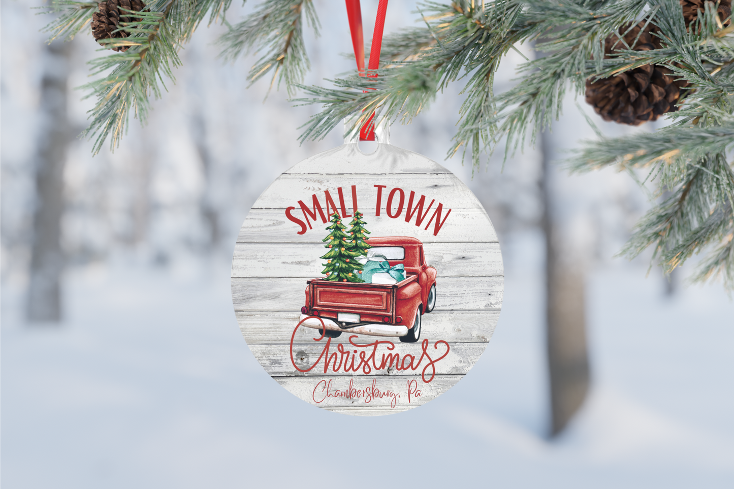 Small Town Christmas Ornament