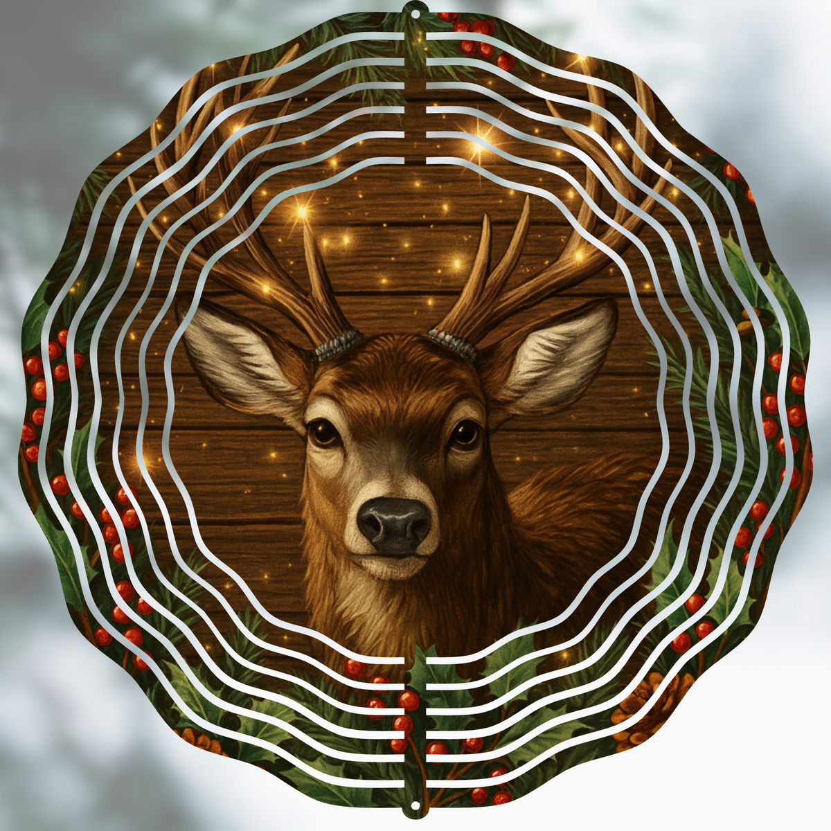 Christmas Deer Wind Spinner