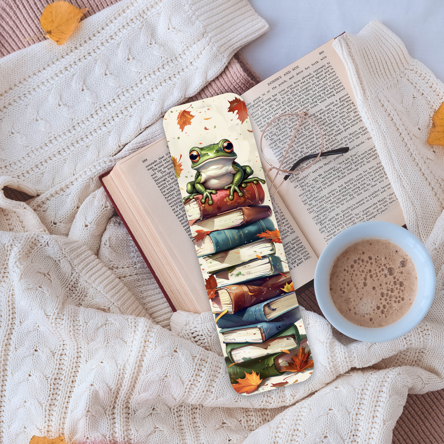 Fall Animal Bookstack Bookmarks