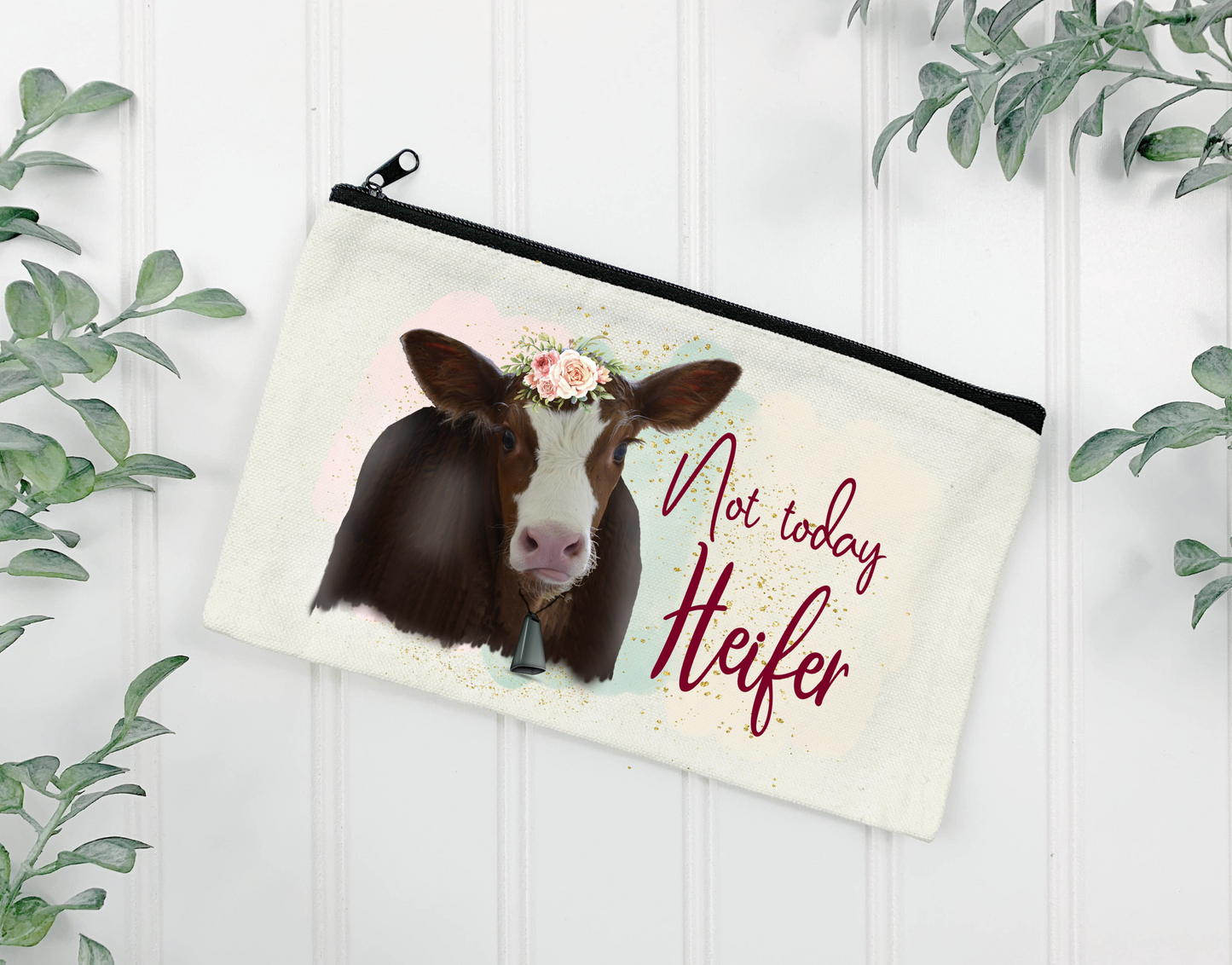 Not Today Heifer Cosmetic Bag