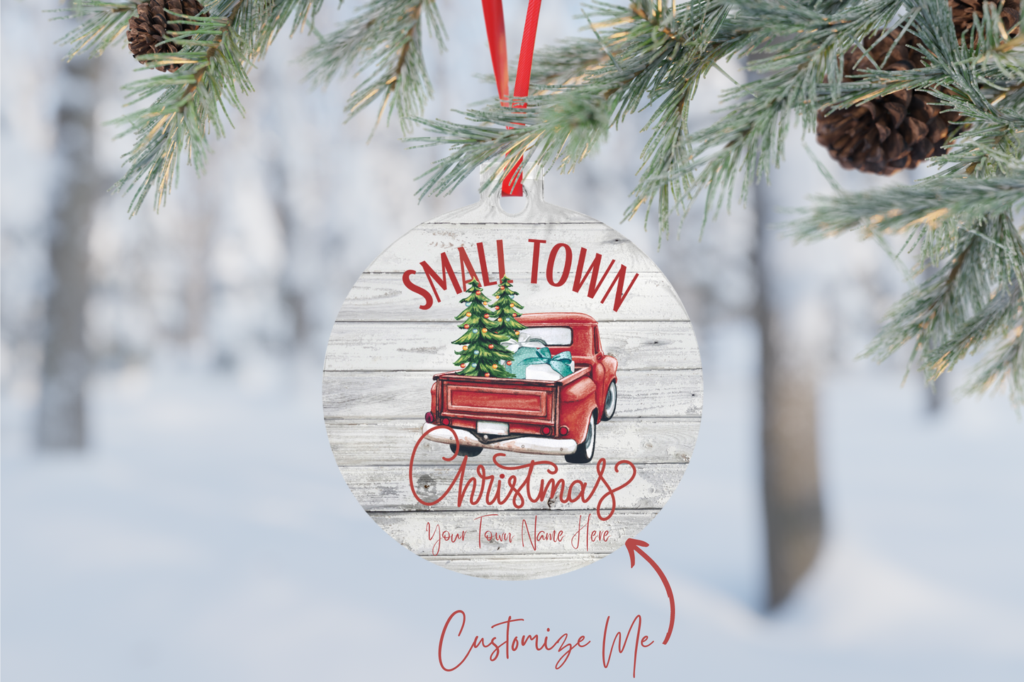 Small Town Christmas Ornament