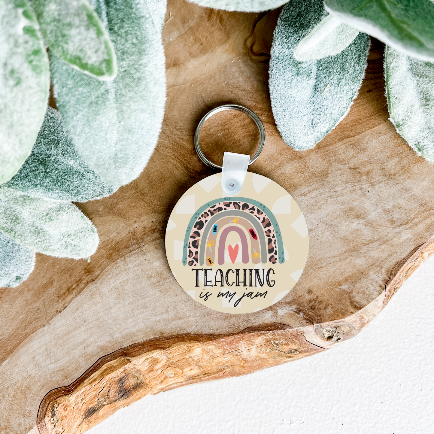 Teacher Keychain "Teaching is My Jam"