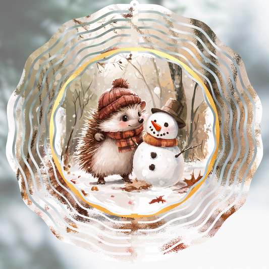 Snowman’s Little Helper Wind Spinner
