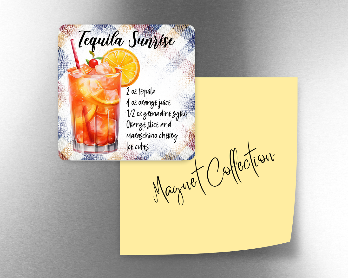 Tequila Sunrise Magnet