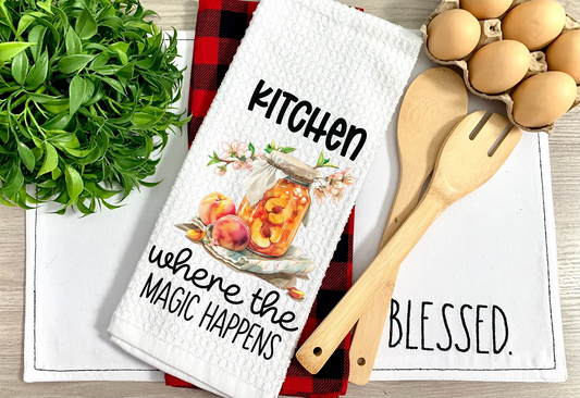 Where the Magic Happens Tea Towel