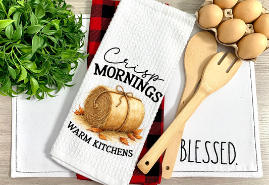 Crisp Mornings, Warm Kitchens Kitchen Towel