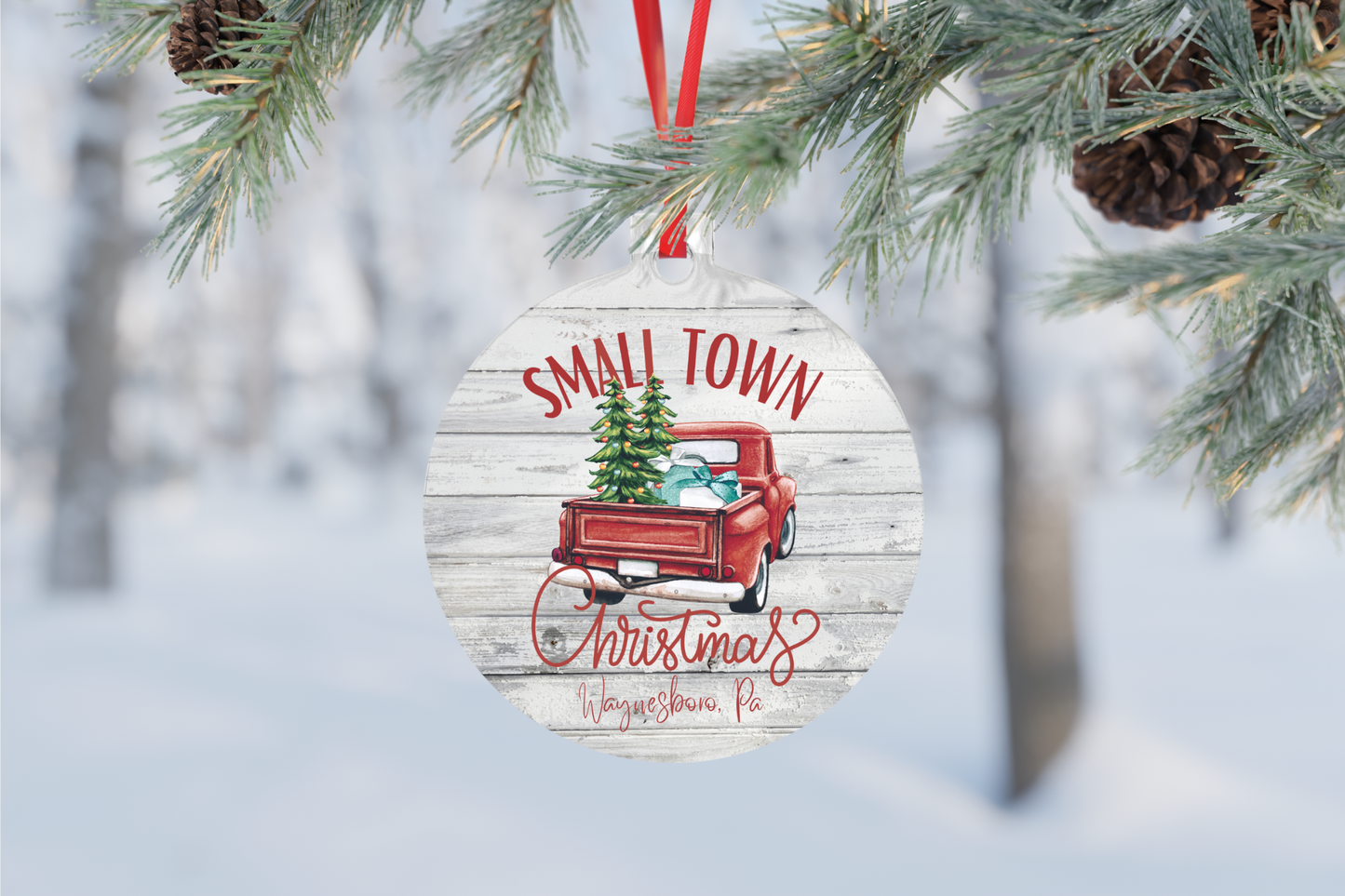 Small Town Christmas Ornament