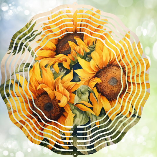 Sunflower Wind Spinners