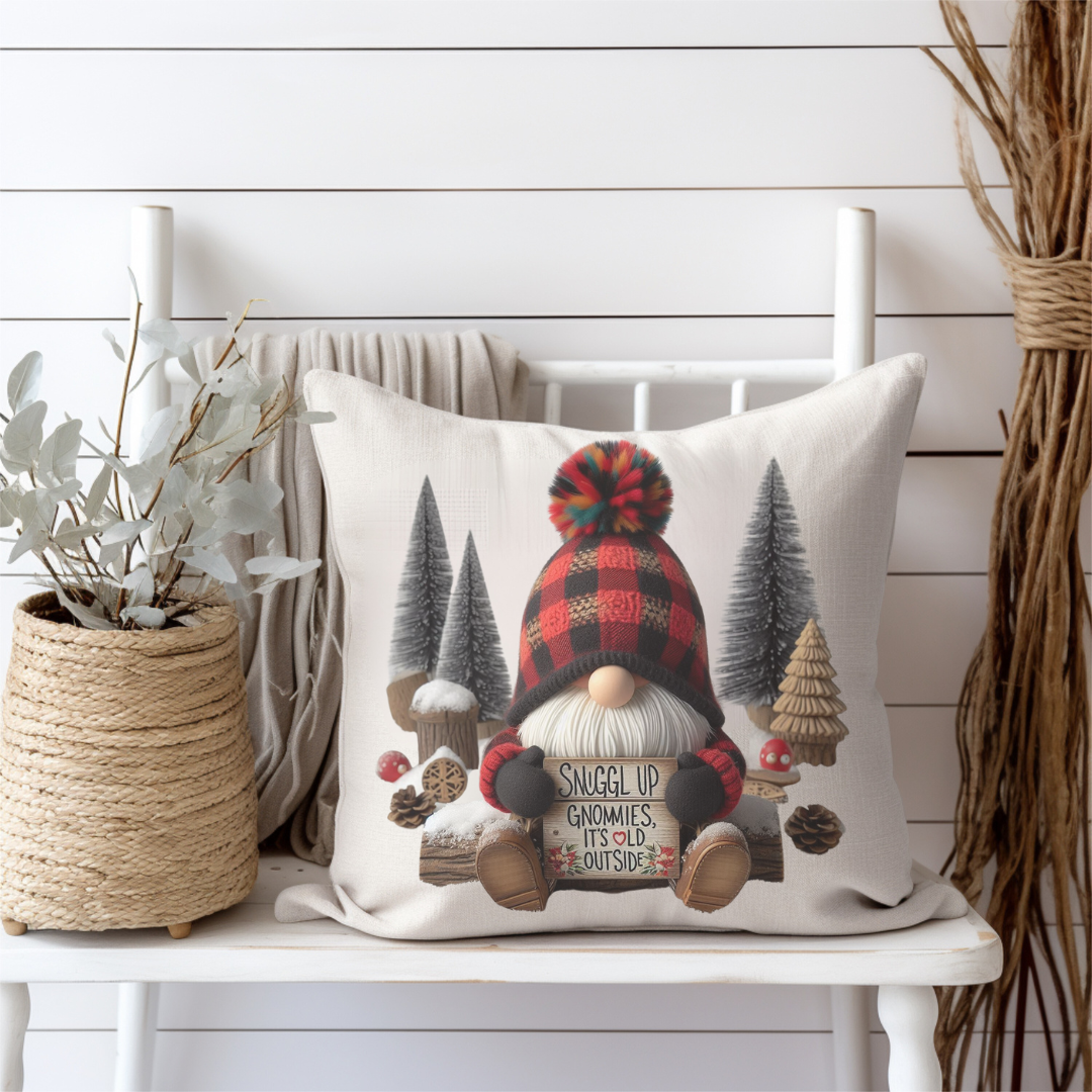 Winter Gnome Pillow