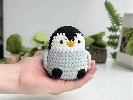 Cute Crochet Penguin Plushie