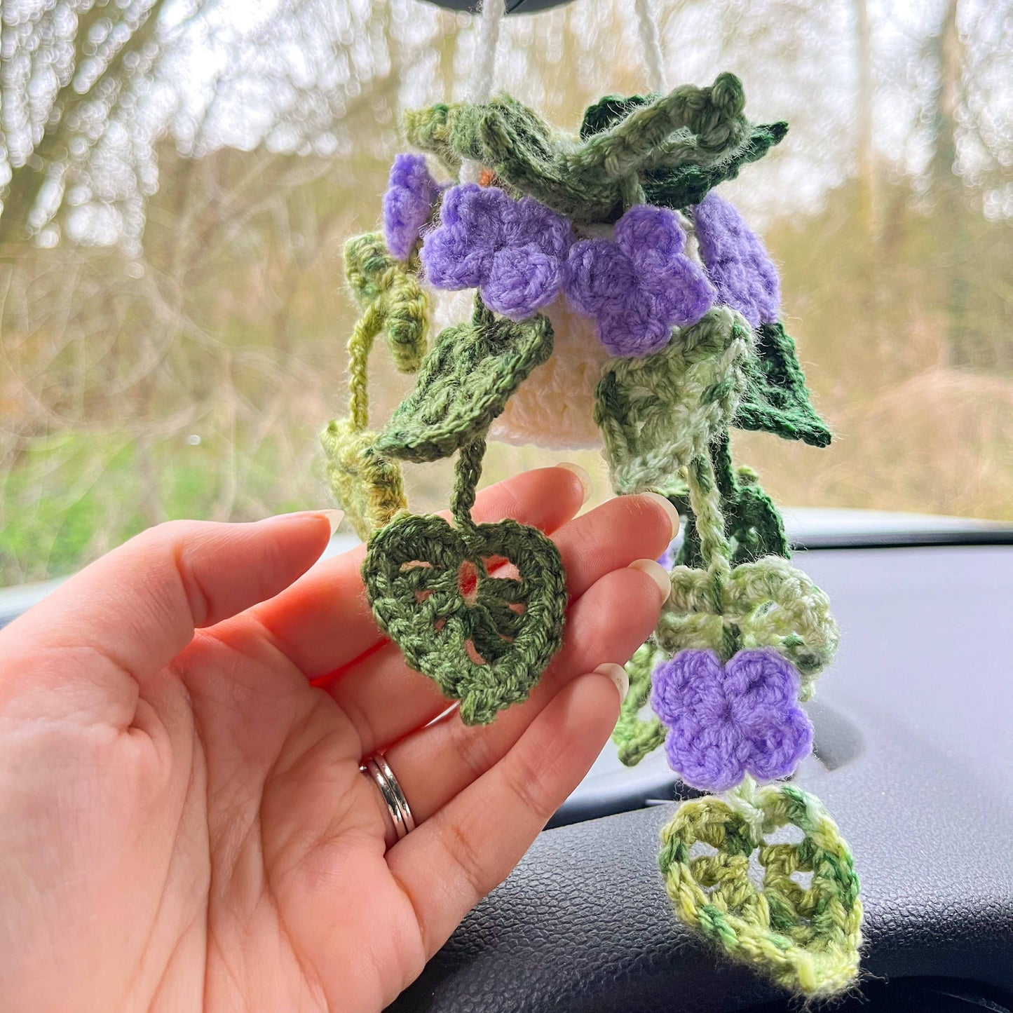 Lavender Vine Basket