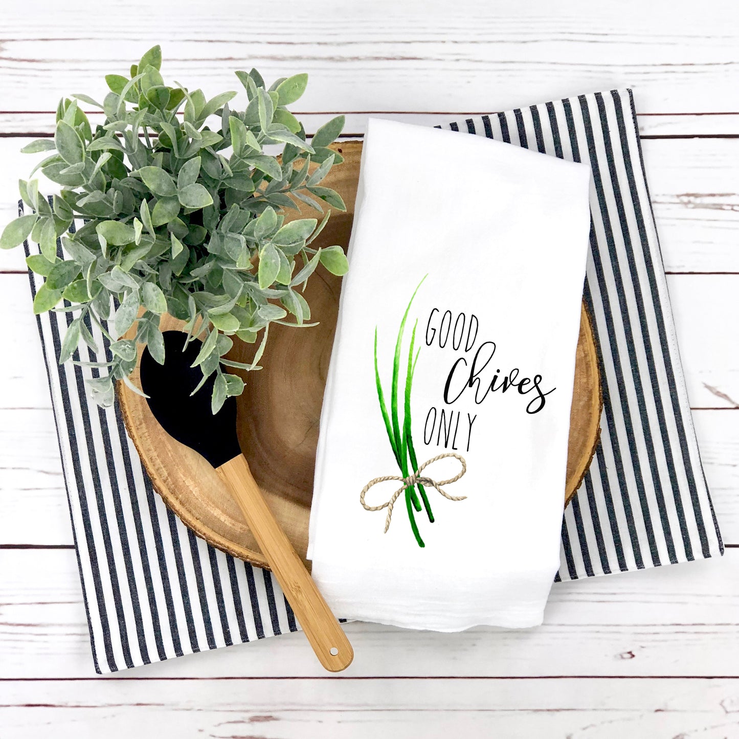 Funny Pun Herb Kitchen Towels