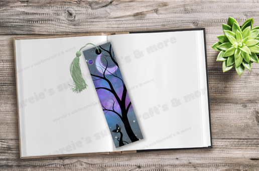 Whimsical Kitty Bookmark