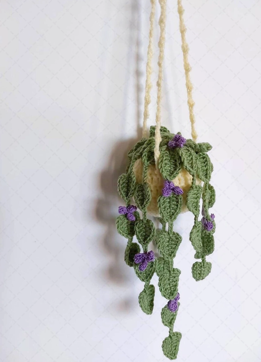 Crochet Plant Hanging Ornament