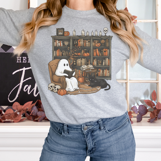 Ghostly Bookish Sweatshirt